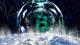 grafika z logiem Bitcoin